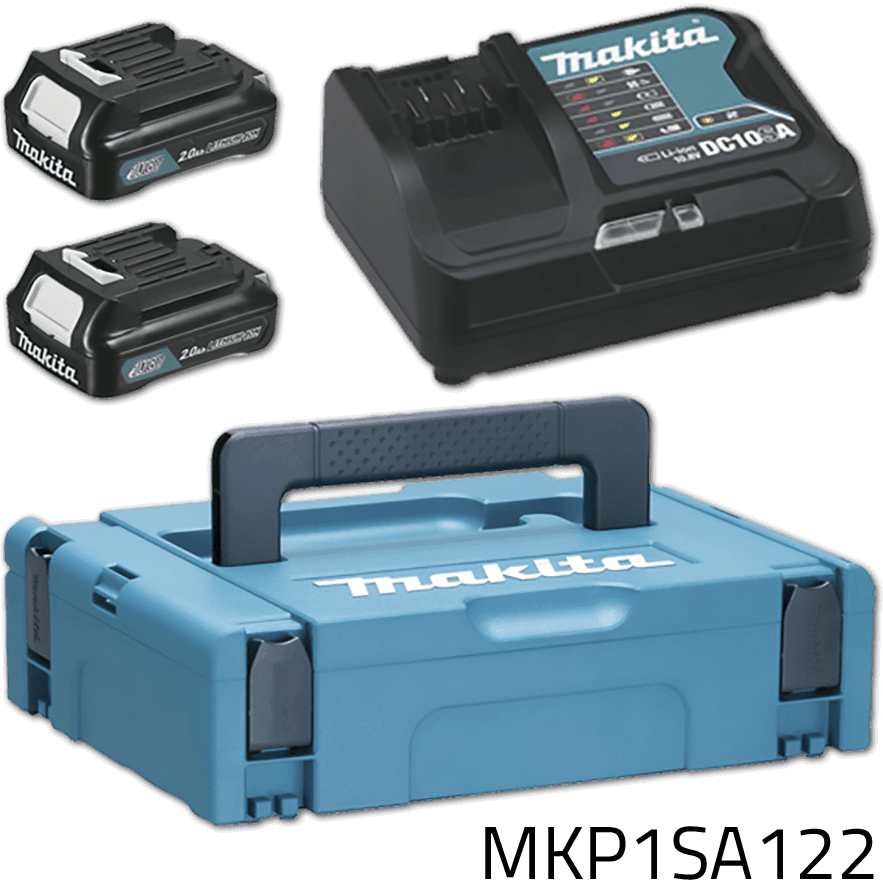 Makita MKP1SA122 12V CXT Power Source Kit / Battery & Charger Set (2.0Ah) - KHM Megatools Corp. Makita MKP1SA122 12V CXT Power Source Kit / Battery & Charger Set (2.0Ah) - KHM Megatools Corp.